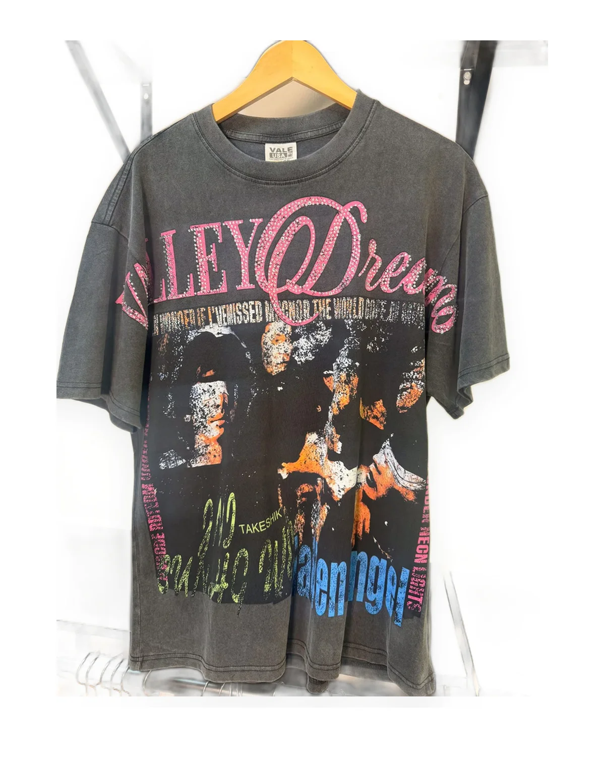 Faded Black Face Collage Graphic Tee