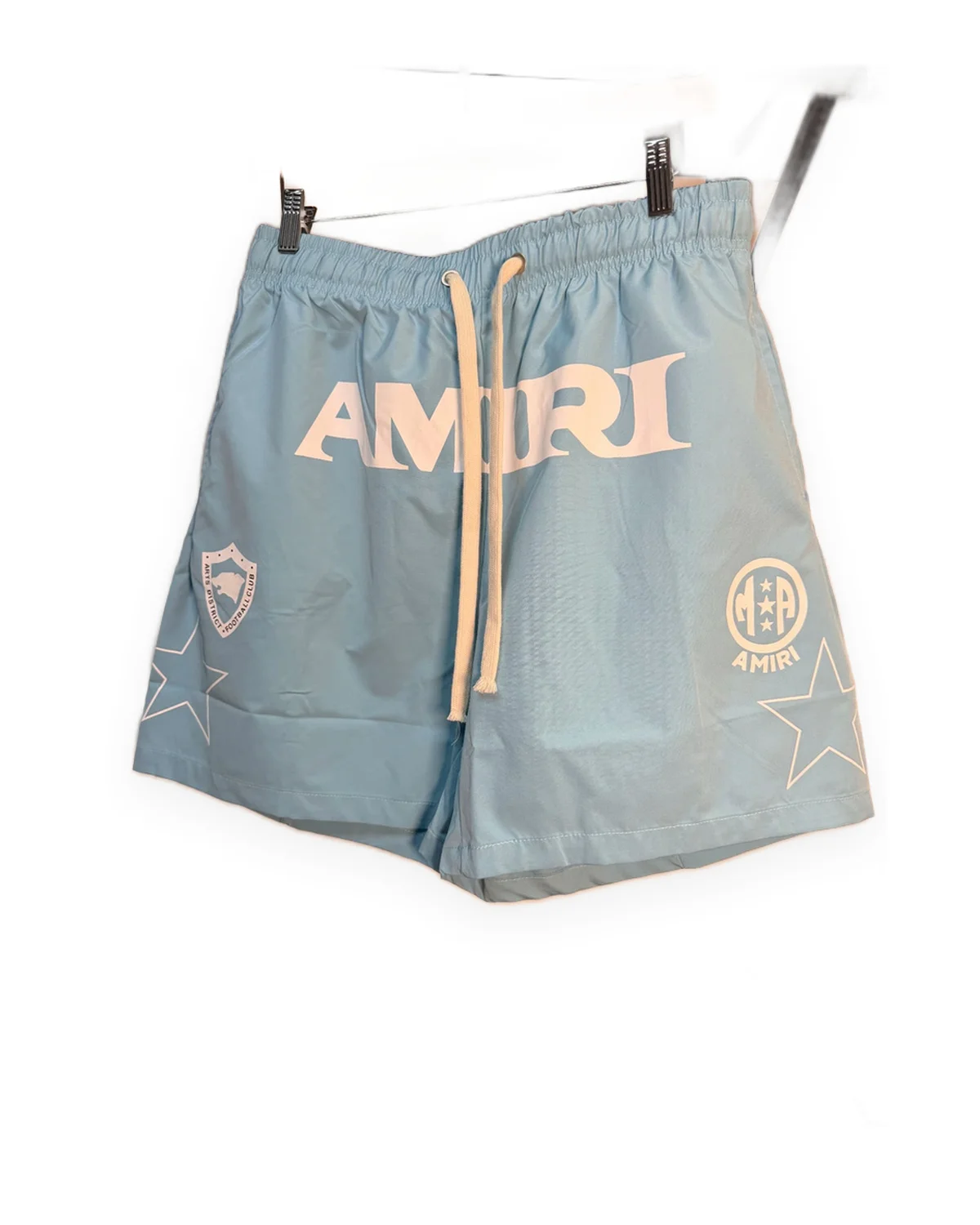 Light Blue Football Club Crest Shorts