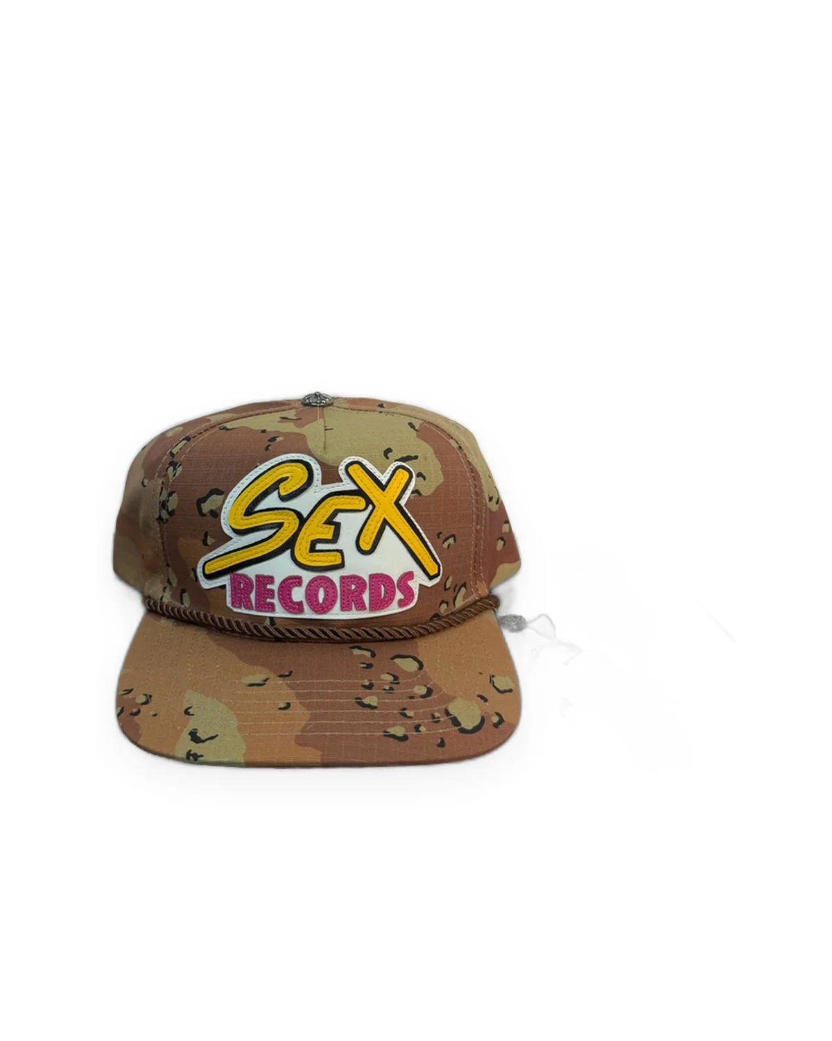 Desert Camo Rope Cap with Patch Logo